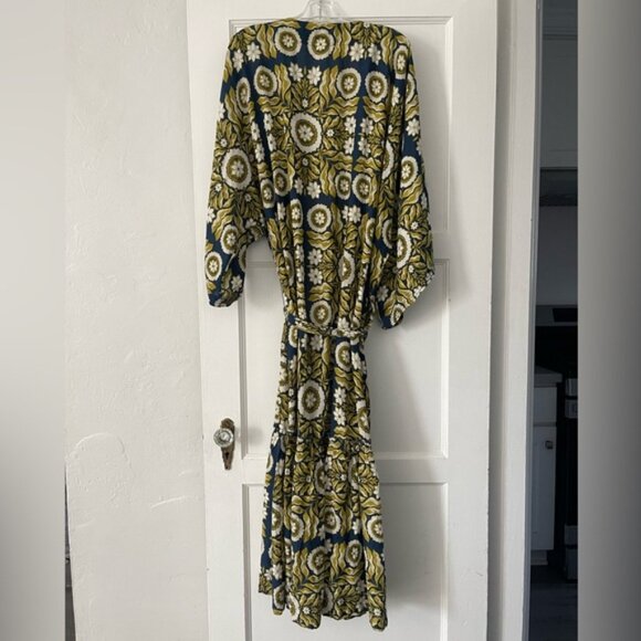 Anthropologie Kenzie parrot printed robe size M/L - Picture 10 of 11
